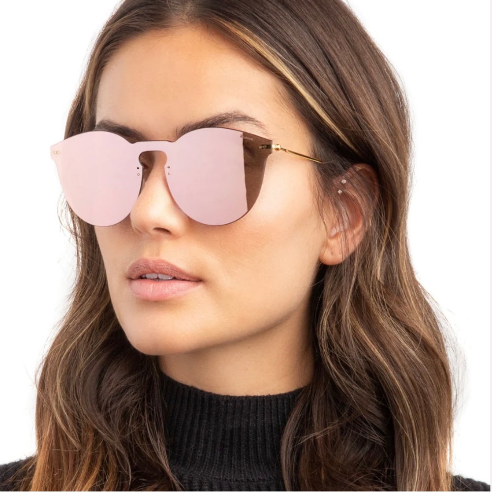 Illesteva Leonard II Mask Sunglasses - Rose